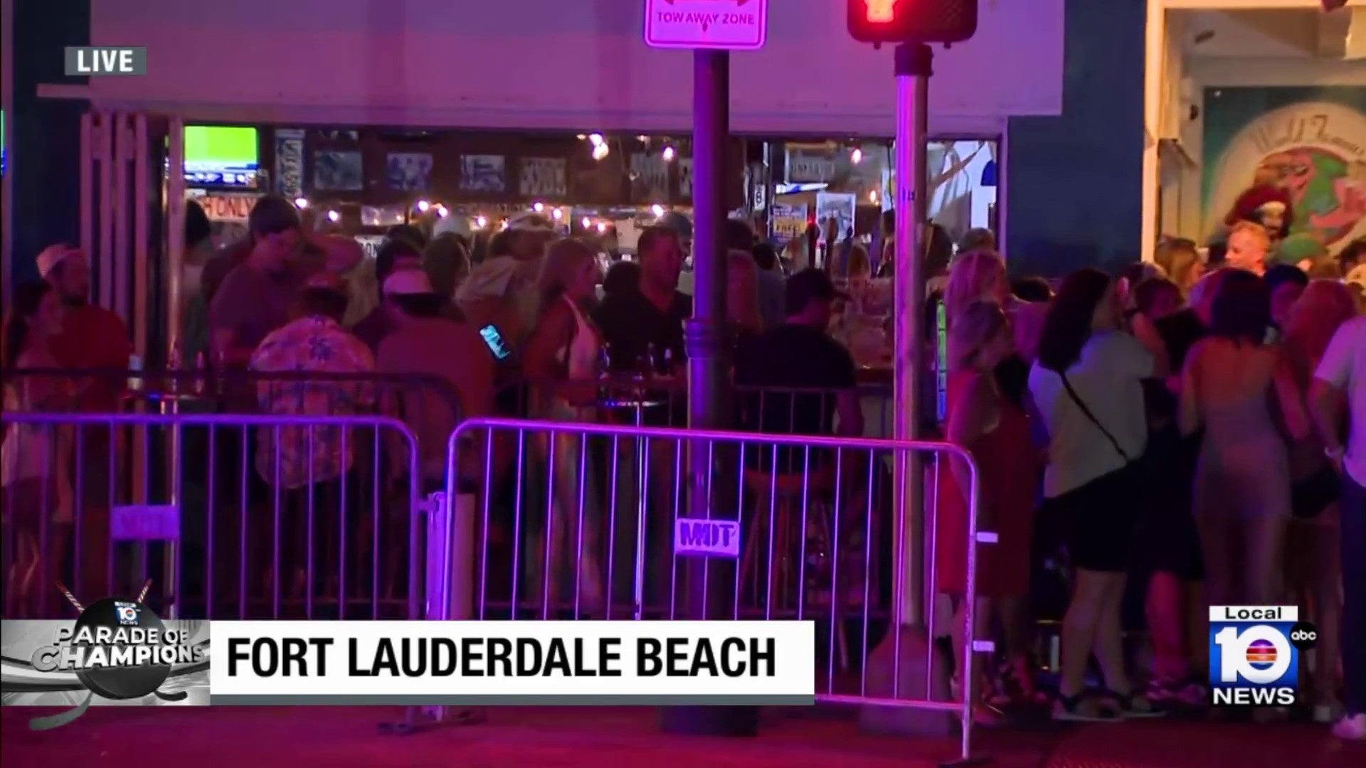 Panthers stars party with fans in South Florida